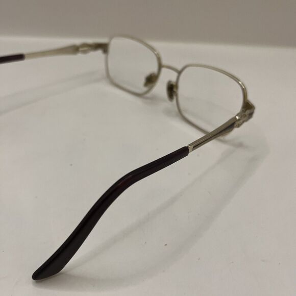 Oleg Cassinni Eyeglasses OC0572 603 Gold Designer Frames Only Brown 52-16-135 - Picture 4 of 6